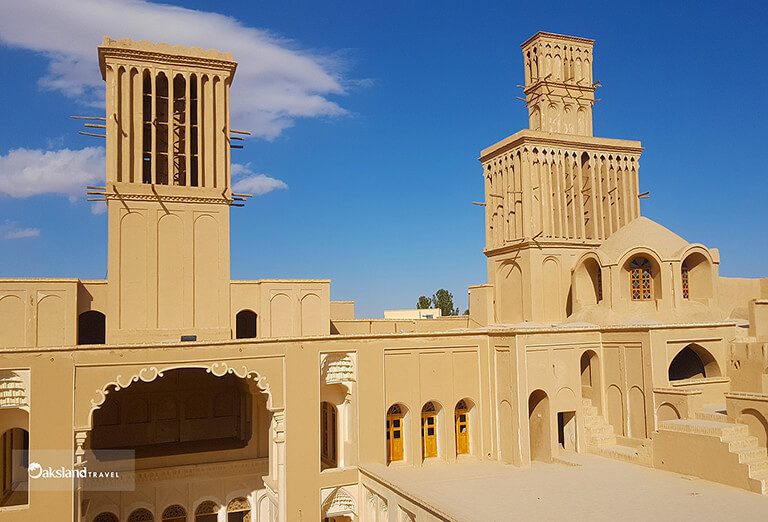 Windcatchers in Agha Bozorg House, Yazd