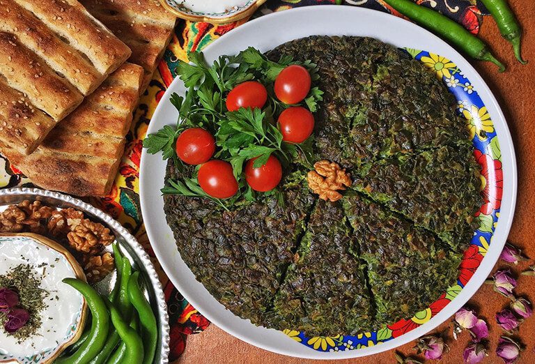 Kookoo Sabzi, An Iranian food