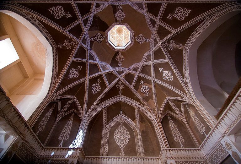 A ceiling inside the Abbāsi House
