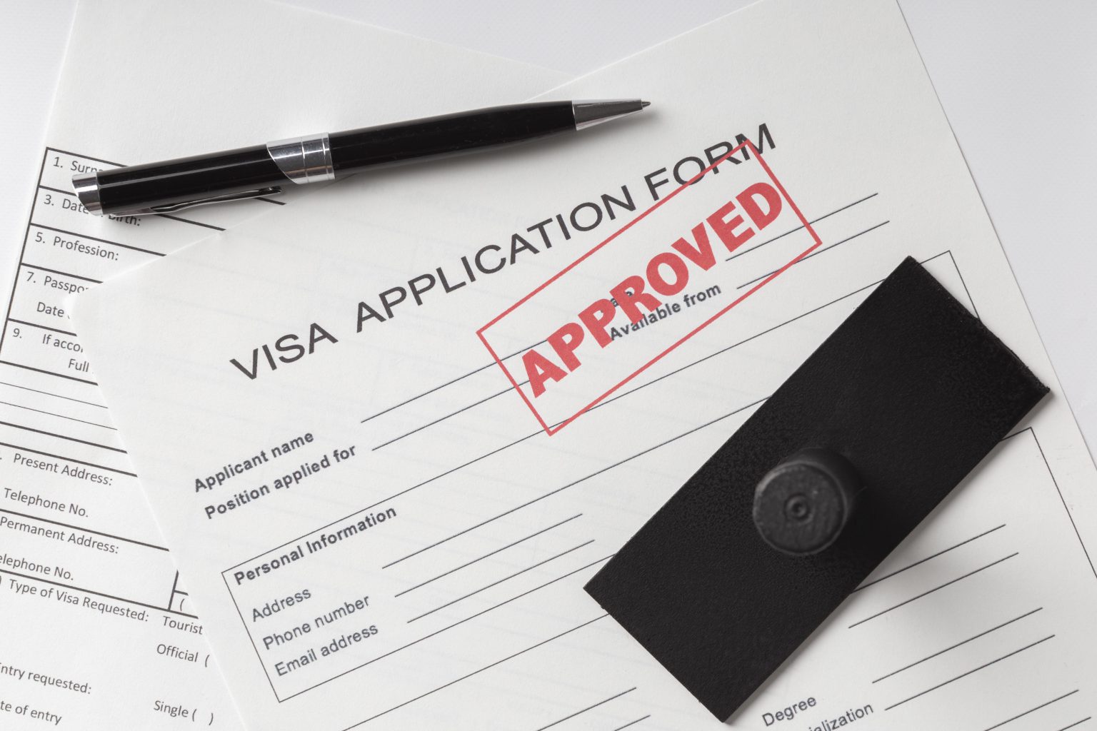 Iran Visa Application Form A Comprehensive Guide For Travelers To   Flat Lay Visa Application Assortment 1536x1024 