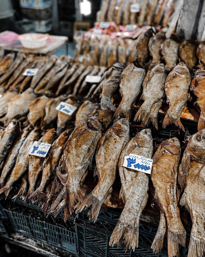 ToIranTour - dried salted fish - Local Bazaar - Bandar Anzali - Gilan