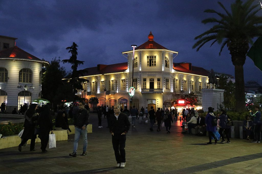 ToIranTour - Shahrdari Square at Night