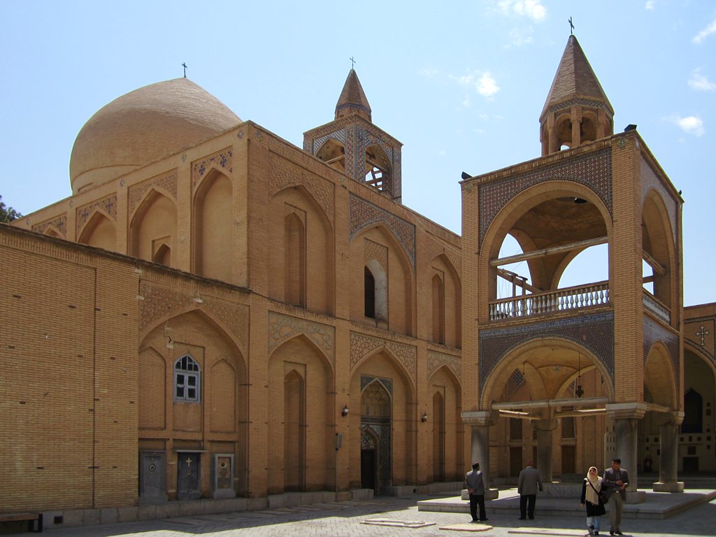 Vank Cathedral (1655) in the Armenian quarter of Isfahan, Iran.