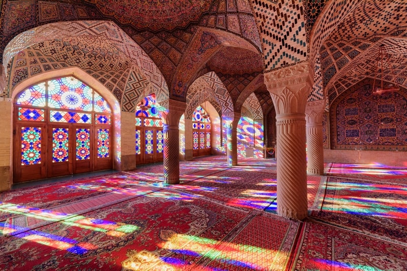 ToIranTour - Nasir Al Mulk Mosque known as Pink Mosque - Shiraz - Iran Classic Tour