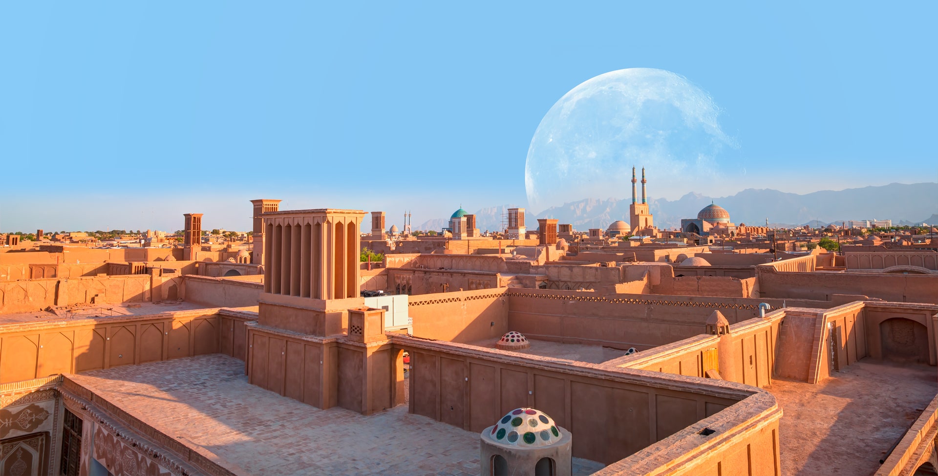 Be enchanted by Yazd's history, art, and desert scenery.