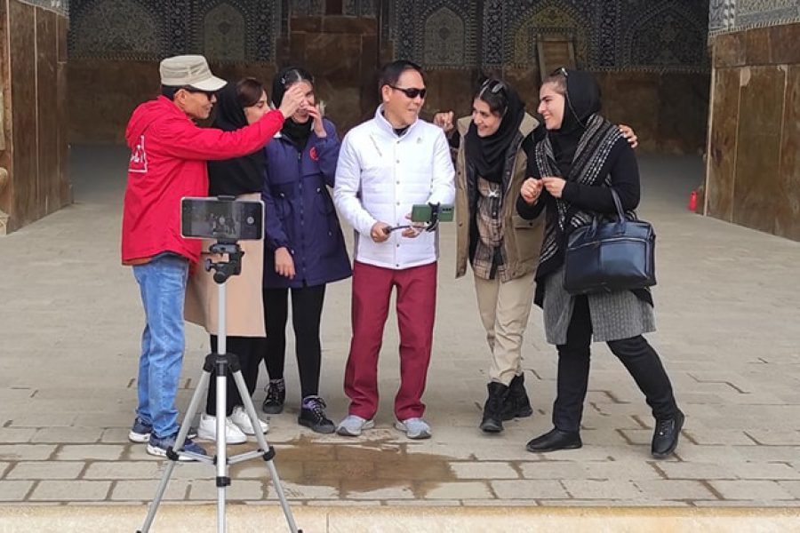 ToIranTour-Group of Tourists in Naghsh-e Jahan Square-Isfahan