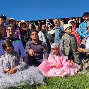 ToIranTour - A view of nomadic tour with tourists